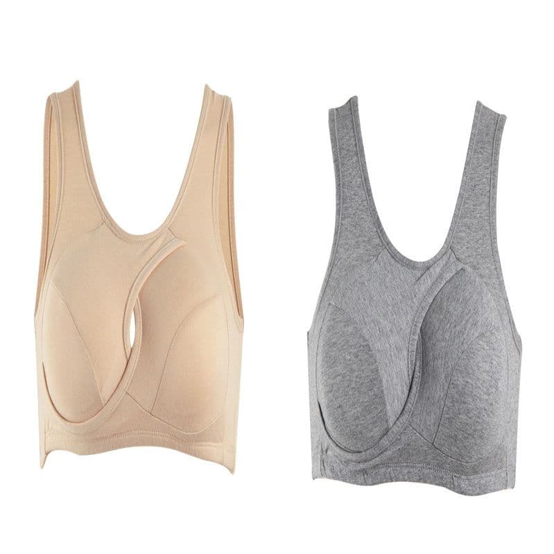 image-Women's Wireless Thin Gathered Vest Sports Breathable Beauty Back
