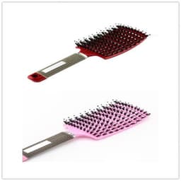 image-Bristle Hair Brush - Detangler Massage Comb