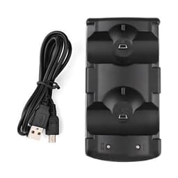 image-Dual Chargers USB Dual Charging Powered Dock Charger for PlayStation 3 for PS3 Controller & Move Navigation Wholesale