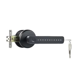 image-Indoor fingerprint lock wooden door password lock three-pole ball lock room door smart lock door lock bluetooth lock