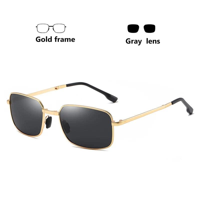 image-CoolPandas Top Quality Alloy Fold Photochromic Sunglasses Polarized Men Folding Sun Glasses for Women Anti-Glare zonnebril heren
