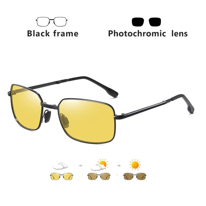 image-CoolPandas Top Quality Alloy Fold Photochromic Sunglasses Polarized Men Folding Sun Glasses for Women Anti-Glare zonnebril heren