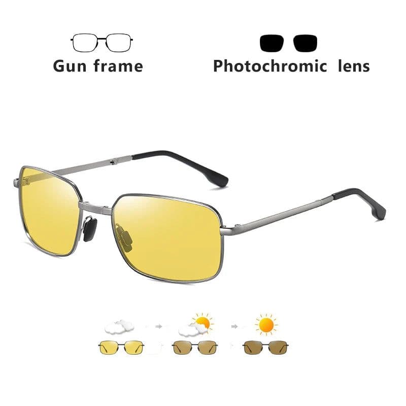 image-CoolPandas Top Quality Alloy Fold Photochromic Sunglasses Polarized Men Folding Sun Glasses for Women Anti-Glare zonnebril heren