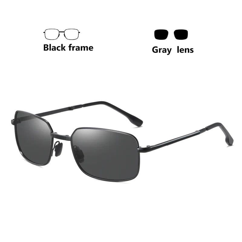 image-CoolPandas Top Quality Alloy Fold Photochromic Sunglasses Polarized Men Folding Sun Glasses for Women Anti-Glare zonnebril heren