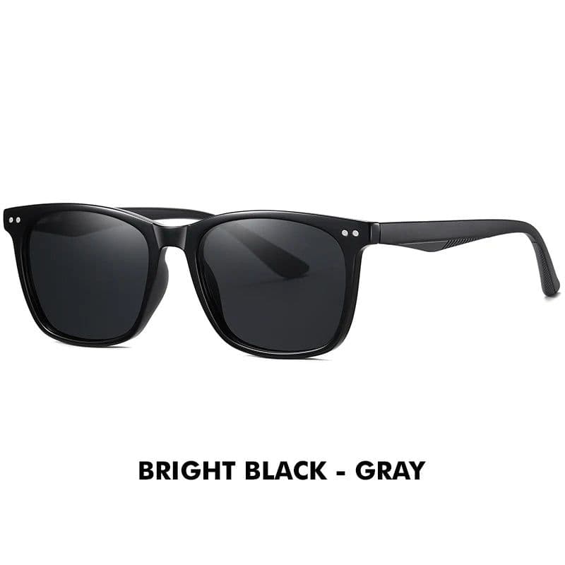 image-LM Women Retro Outdoor Polarized Sunglasses For Men Fashion Transparent Korean Square Fashion Driving Sun Glasses Unisex UV400