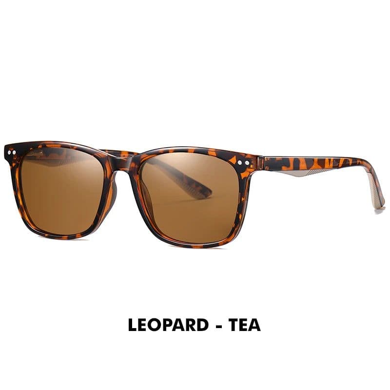 image-LM Women Retro Outdoor Polarized Sunglasses For Men Fashion Transparent Korean Square Fashion Driving Sun Glasses Unisex UV400