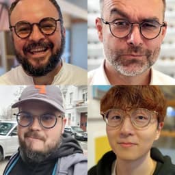 image-Vintage Round Acetate Titanium Glasses Frame Men Retro Myopia Prescription Eyeglasses Frame Women Korea Luxury Brand Eyewear