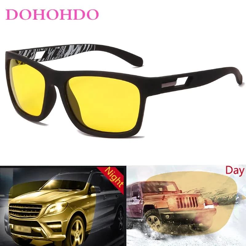image-DOHOHDO New Polarized Sunglasses Men Driving Shades Male Night Vision Sun Glasses Luxury Brand Designer Anti-Glare Goggle Gafas