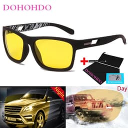 image-DOHOHDO New Polarized Sunglasses Men Driving Shades Male Night Vision Sun Glasses Luxury Brand Designer Anti-Glare Goggle Gafas