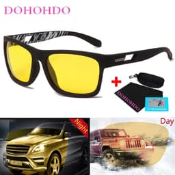 image-DOHOHDO New Polarized Sunglasses Men Driving Shades Male Night Vision Sun Glasses Luxury Brand Designer Anti-Glare Goggle Gafas