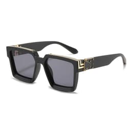 image-New Luxury Brand Designer Square Oversized Sunglasses Men Women 2022 Fashion Thick Frame Glasses Mens UV400 Male Celebrity