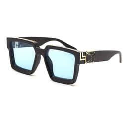 image-New Luxury Brand Designer Square Oversized Sunglasses Men Women 2022 Fashion Thick Frame Glasses Mens UV400 Male Celebrity