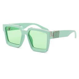 image-New Luxury Brand Designer Square Oversized Sunglasses Men Women 2022 Fashion Thick Frame Glasses Mens UV400 Male Celebrity