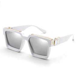 image-New Luxury Brand Designer Square Oversized Sunglasses Men Women 2022 Fashion Thick Frame Glasses Mens UV400 Male Celebrity