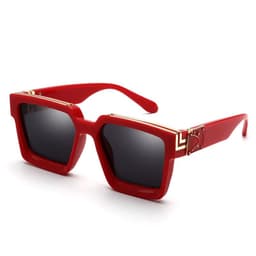 image-New Luxury Brand Designer Square Oversized Sunglasses Men Women 2022 Fashion Thick Frame Glasses Mens UV400 Male Celebrity