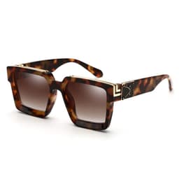 image-New Luxury Brand Designer Square Oversized Sunglasses Men Women 2022 Fashion Thick Frame Glasses Mens UV400 Male Celebrity