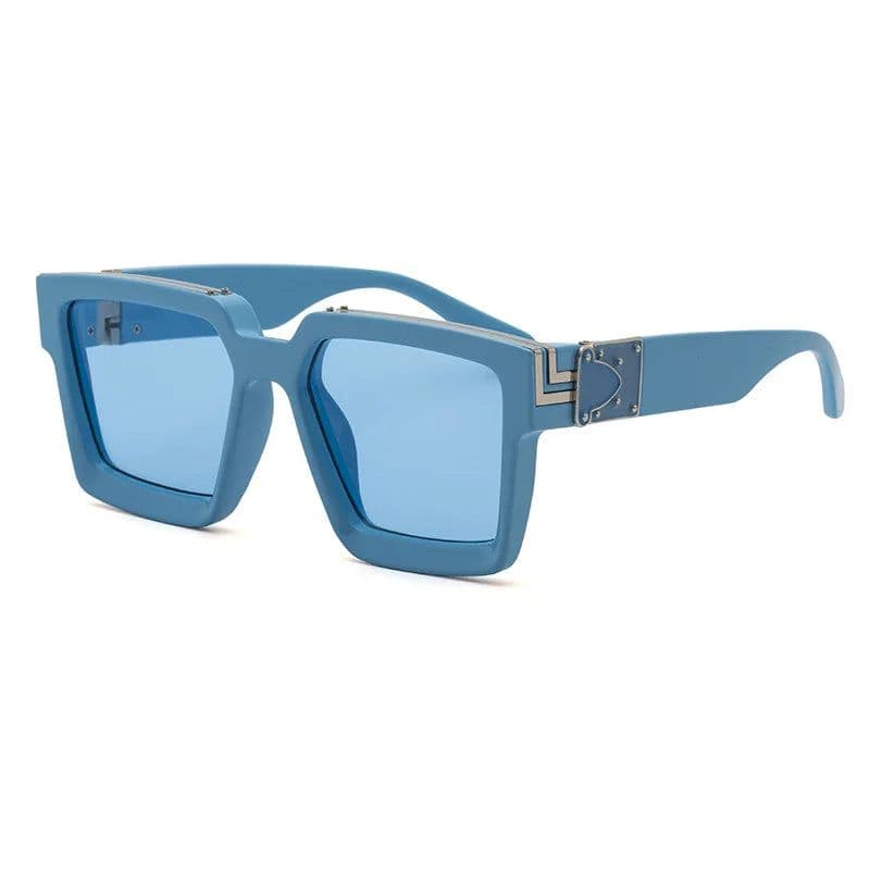 image-New Luxury Brand Designer Square Oversized Sunglasses Men Women 2022 Fashion Thick Frame Glasses Mens UV400 Male Celebrity