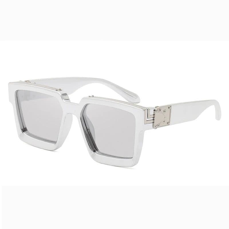 image-New Luxury Brand Designer Square Oversized Sunglasses Men Women 2022 Fashion Thick Frame Glasses Mens UV400 Male Celebrity