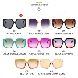 image-2024 Sunglasses for Women Luxury Brand Shades Glasses Vintage High Quality Glasse Square Brand Designer Female Eyeglasses Oculos