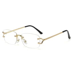image-New Small Narrow Rimless Sunglasses Fashion Frameless Rectangle Tinted Lens Eyewear 90s Glasses for Women Men