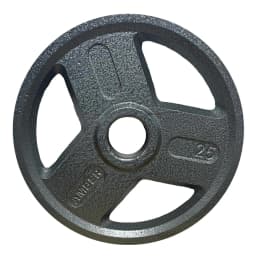 image-Triple-Grip Cast Iron Weight Plates - Black