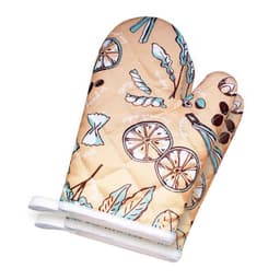 image-Kitchen Anti Ironing Gloves Heat Insulation Thickened Microwave Oven Baking Cute Barbecue High Temperature Resistant And Heat Resistant Oven Household Gloves