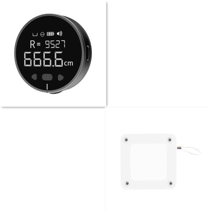 image-Distance Measuring Instrument Electronic Measuring Ruler Tape Measure High Definition Digital LCD High Precision Electronic Measuring Ruler Tool