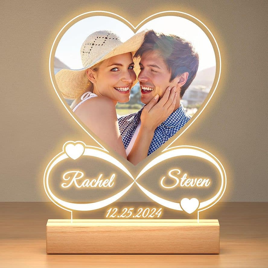 image-Valentine's Day Night Light Acrylic Color Printing Photo Personalized Ornament
