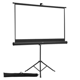 image-VEVOR Projector Screen with Stand, 60 Inch 160° Wide Angle Indoor Outdoor Projection Screen, 16:9 4K HD Wrinkleless Portable Tripod Screens with Carry Bag, for Movie Home Theater Office Presentation