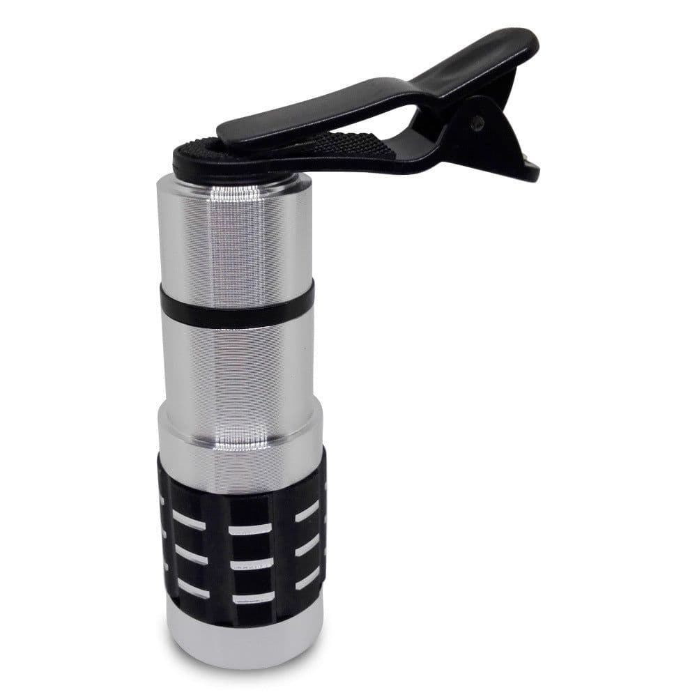 image-12 times telescopic lens universal collar clip cell phone accessories 12X high-definition outdoor filming long coke