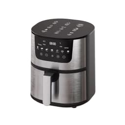 image-8L Smart Visual Air Fryer - Stainless Steel 1400W Oven