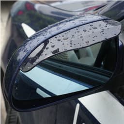 image-Car Rearview Mirror Rain Protection Eyebrows 2-piece Set