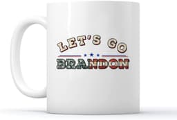 image-Let's Go Brandon Ceramic Coffee Mark Cup Tea Water Cup English