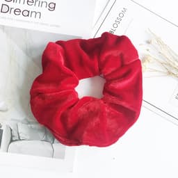 image-Flannel Hair Tie Hair Rope Amazon Velvet Fashion Ponytail Hair Accessories
