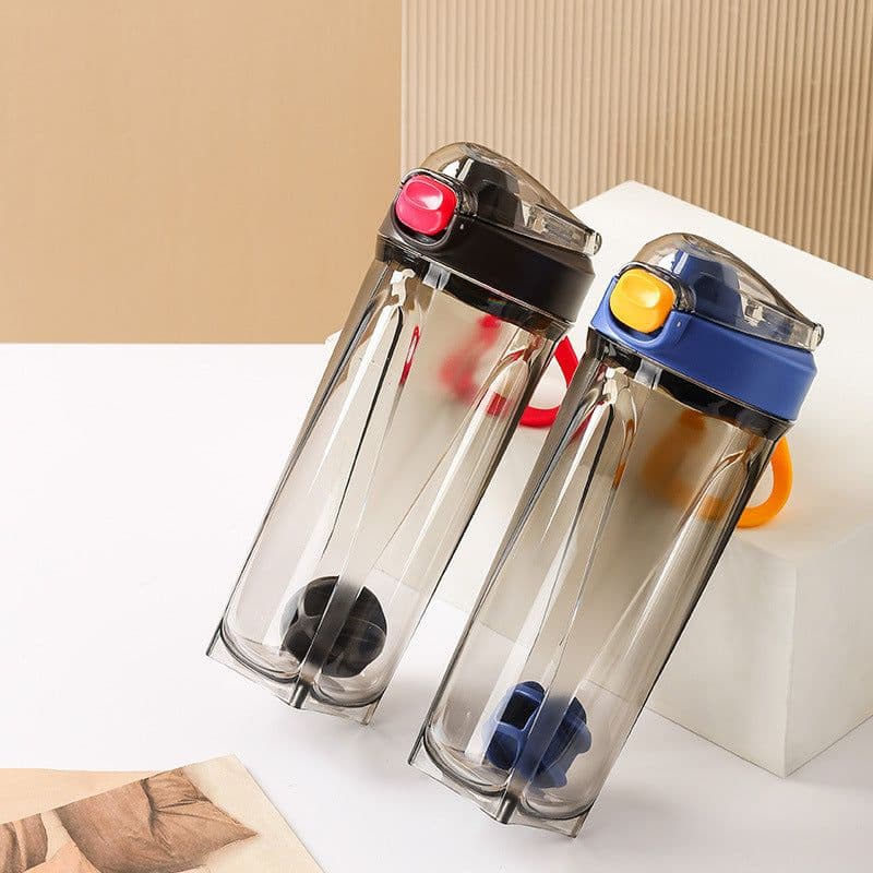 image-Large Capacity Portable Bounce Cover Sports Fitness Shake Cup Water Cup