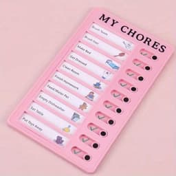 image-Self-discipline Punch Card Students' Develop Good Habits Planner Old Man My Chores Memo Message Inspection Table Can Replace Daily Life, Good Habits Develop Daily Learning Task Planning
