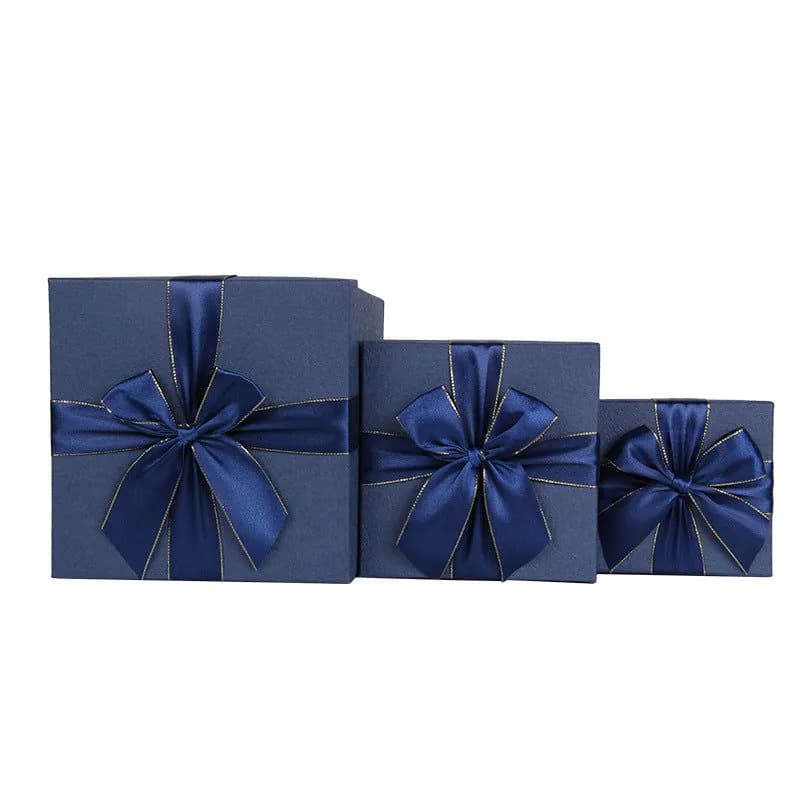 image-Spot Box Blue Square Gift Box