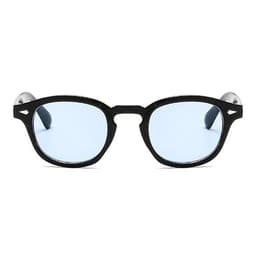 image-Fashion Johnny Depp Small Style Round Sunglasses Mens Womens Clear Tinted Lens Brand Design Party Show Sun Glasses Oculos De Sol