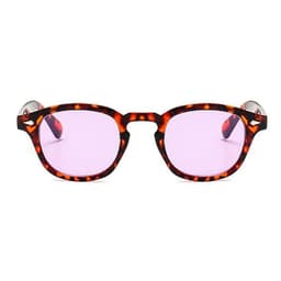 image-Fashion Johnny Depp Small Style Round Sunglasses Mens Womens Clear Tinted Lens Brand Design Party Show Sun Glasses Oculos De Sol