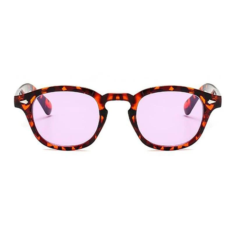 image-Fashion Johnny Depp Small Style Round Sunglasses Mens Womens Clear Tinted Lens Brand Design Party Show Sun Glasses Oculos De Sol