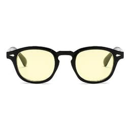 image-Fashion Johnny Depp Small Style Round Sunglasses Mens Womens Clear Tinted Lens Brand Design Party Show Sun Glasses Oculos De Sol