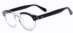 image-Fashion Johnny Depp Small Style Round Sunglasses Mens Womens Clear Tinted Lens Brand Design Party Show Sun Glasses Oculos De Sol
