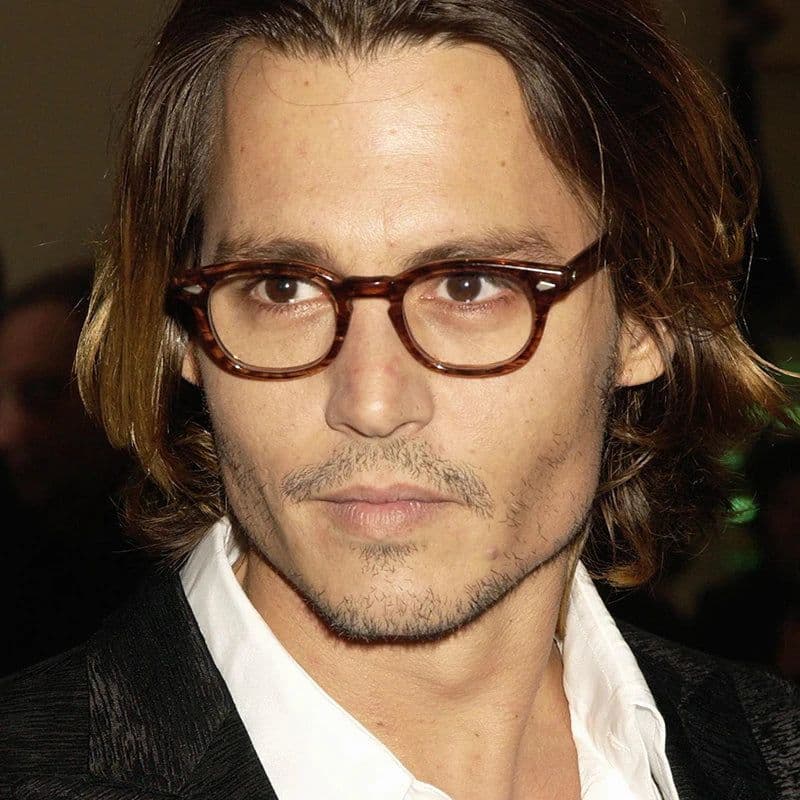 image-Fashion Johnny Depp Small Style Round Sunglasses Mens Womens Clear Tinted Lens Brand Design Party Show Sun Glasses Oculos De Sol