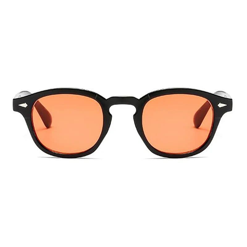 image-Fashion Johnny Depp Small Style Round Sunglasses Mens Womens Clear Tinted Lens Brand Design Party Show Sun Glasses Oculos De Sol