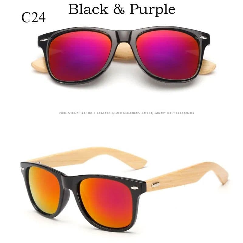 image-Wood Sunglasses Men Women Square Bamboo Women for Women Men Mirror Sun Glasses Oversize Retro De Sol Masculino Handmade