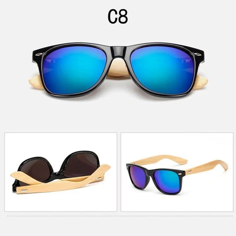 image-Wood Sunglasses Men Women Square Bamboo Women for Women Men Mirror Sun Glasses Oversize Retro De Sol Masculino Handmade