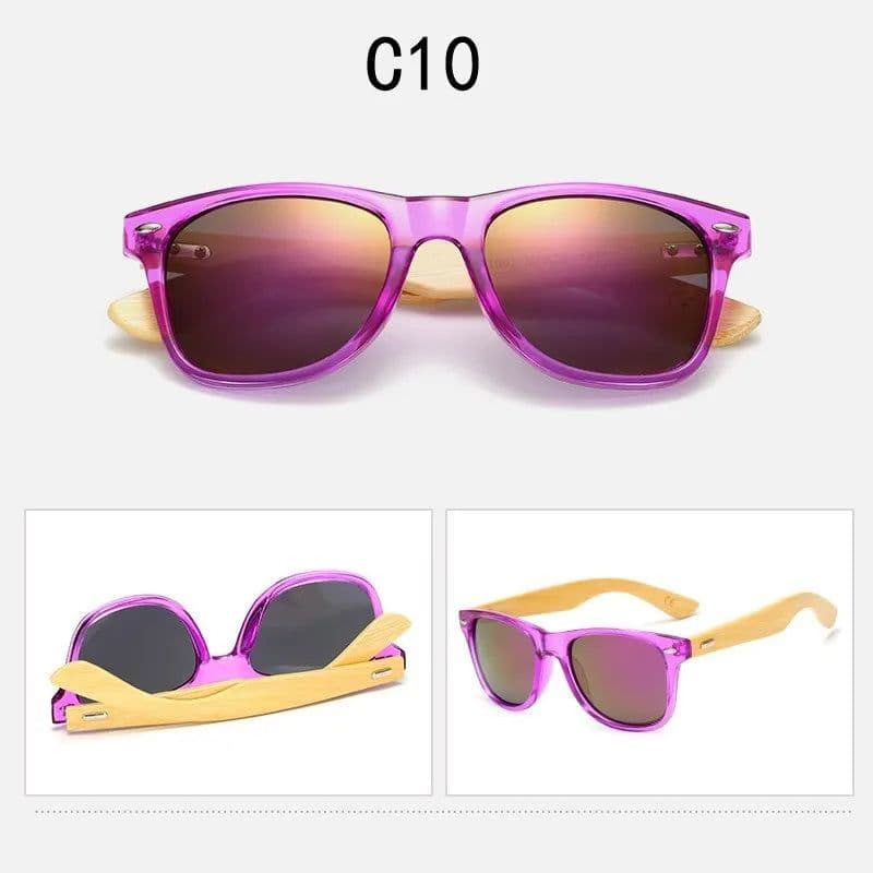 image-Wood Sunglasses Men Women Square Bamboo Women for Women Men Mirror Sun Glasses Oversize Retro De Sol Masculino Handmade