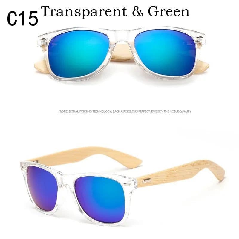 image-Wood Sunglasses Men Women Square Bamboo Women for Women Men Mirror Sun Glasses Oversize Retro De Sol Masculino Handmade