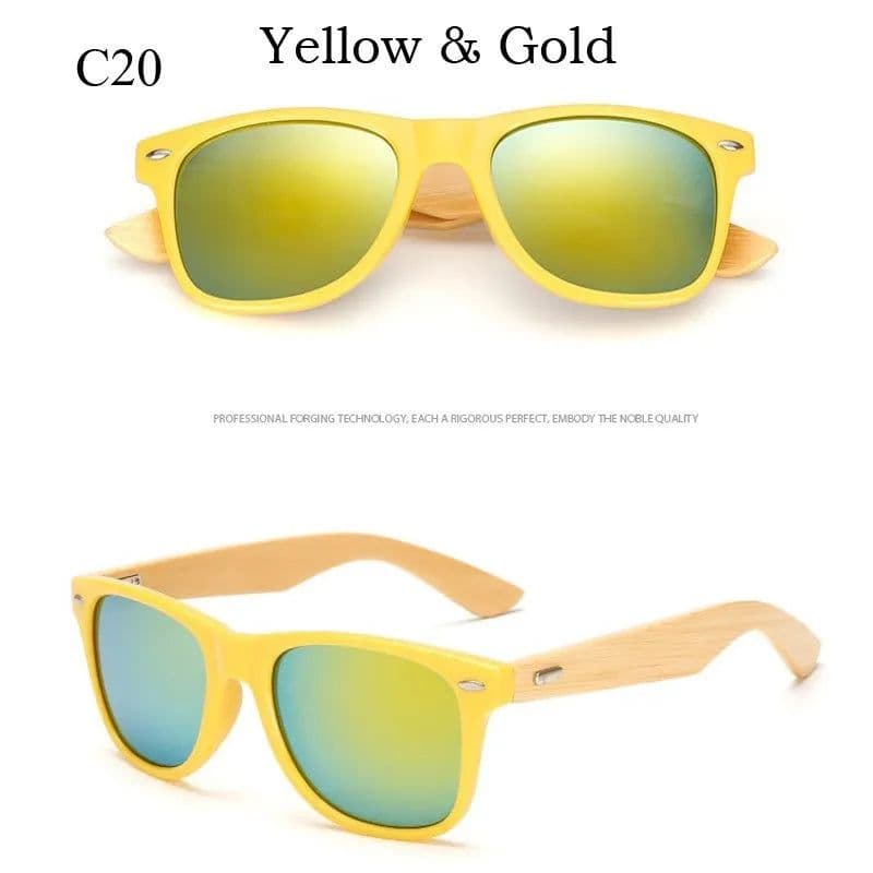 image-Wood Sunglasses Men Women Square Bamboo Women for Women Men Mirror Sun Glasses Oversize Retro De Sol Masculino Handmade