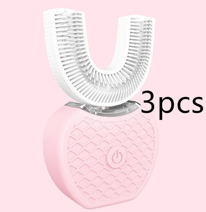 image-Ultrasonic Electric Toothbrush, Automatic Tooth Cleaner, Lazy U-shaped Toothbrush
